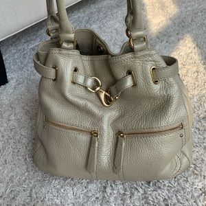 Gold Cole Haan bag!